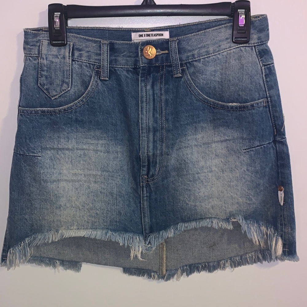 One teaspoon Jean skirt
